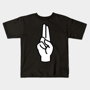 etter ASL American Sign Language Kids T-Shirt